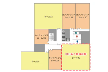 3Fフロア図