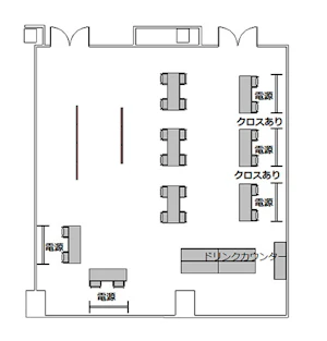 カンファレンスルーム3F（展示会場・ドリンクコーナー）
