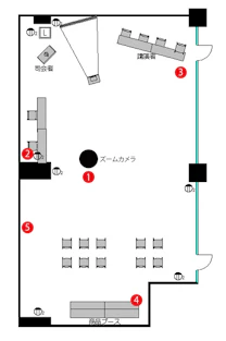 TKP松山市駅前カンファレンスセンター 会場レイアウト