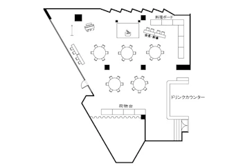 懇親会会場 コートダジュール レイアウト