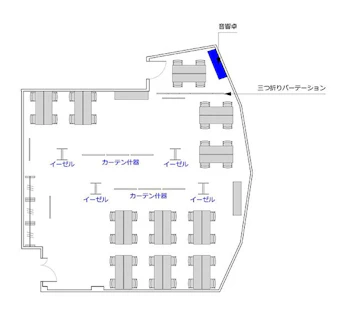 TKPガーデンシティ大阪梅田 会場レイアウト