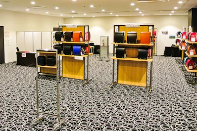 展示会に適した広々空間