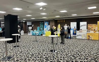 自社製品の飲食店向けの展示会