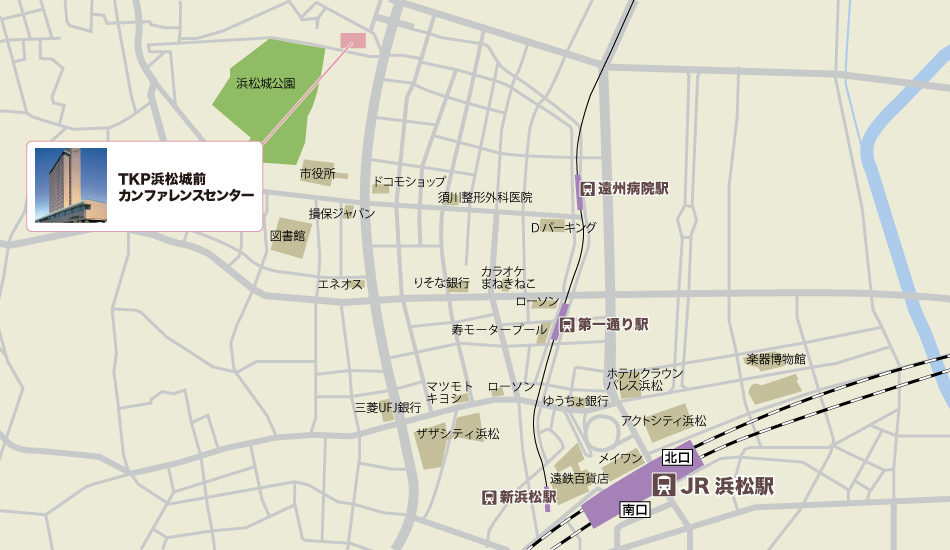 浜松エリア施設マップ